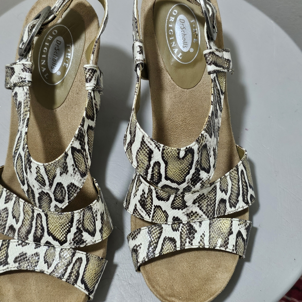Dr. Scholl's Snake Print Sandals - Picture 3 of 7